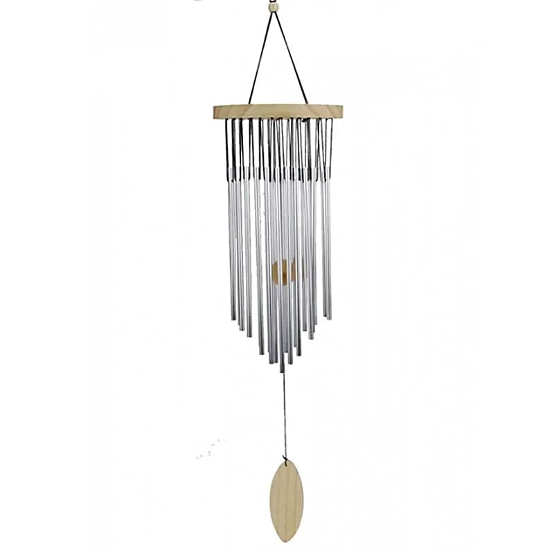 Carillon à vent 22 tubes et bois -- 25 cm