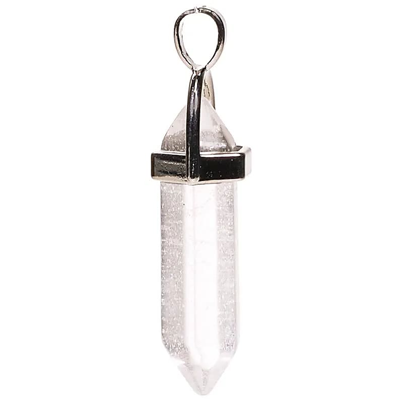 Pendentif Cristal de Roche -- 4 cm