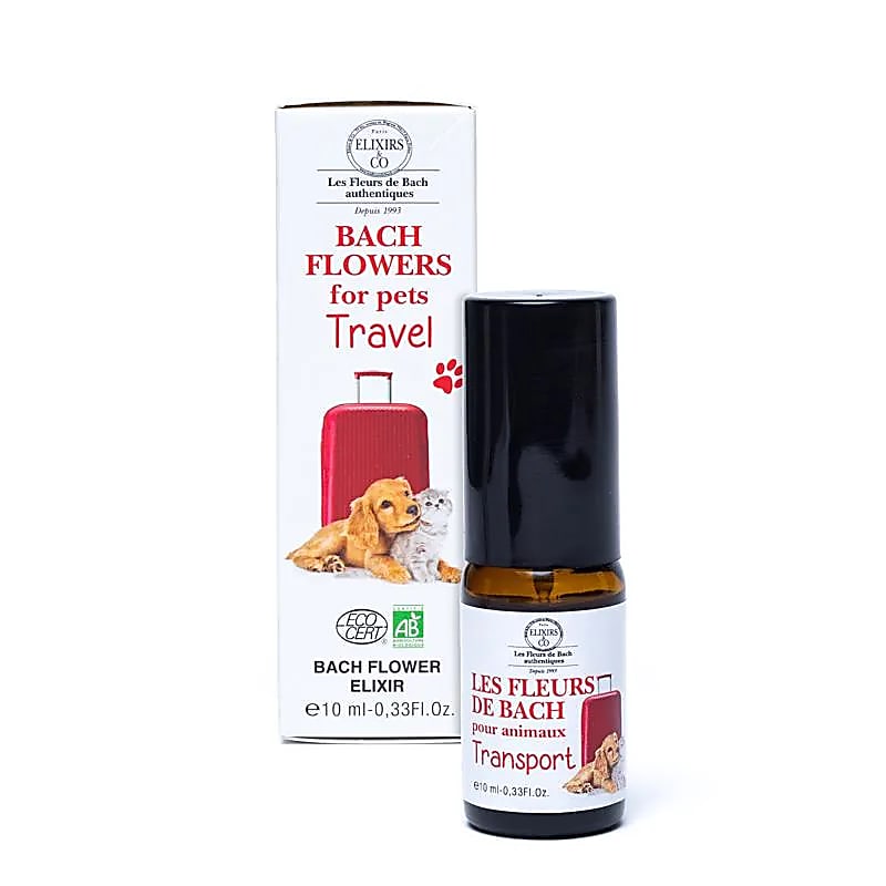 Elixir de Bach pour le transport d'animaux bio -- 10ml