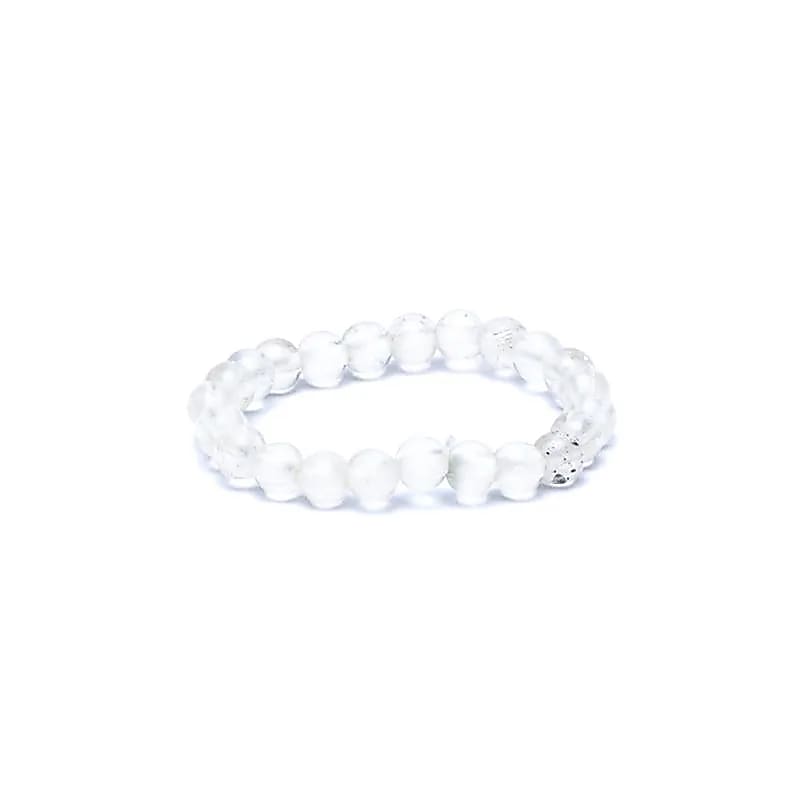 Bague élastique en quartz clair -- 3 mm