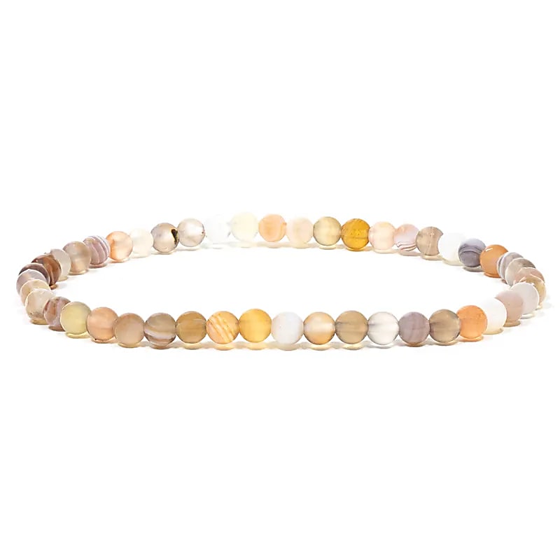 Bracelet élastique en Agate -- 0,4 cm