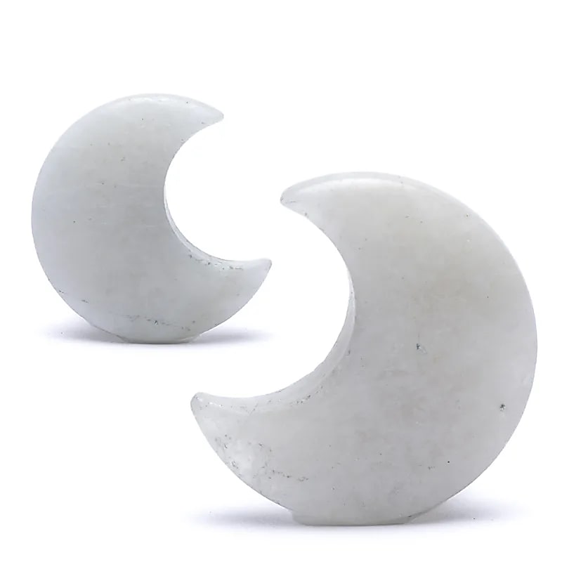Pierre de Lune en forme de Lune -- 4cm