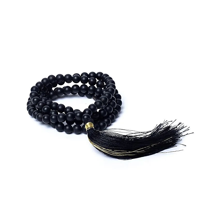 Mala onyx noir finition mat qualité AA en pochette -- 0,6 cm