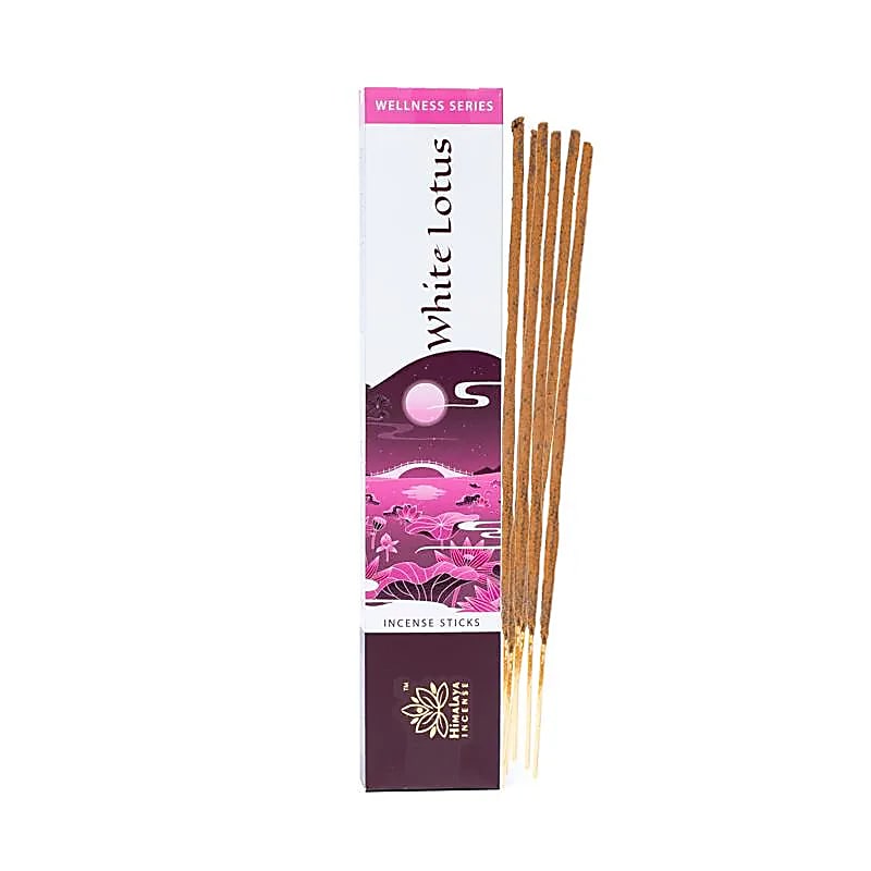 Encens de l'Himalaya Lotus blanc -- 12x15g