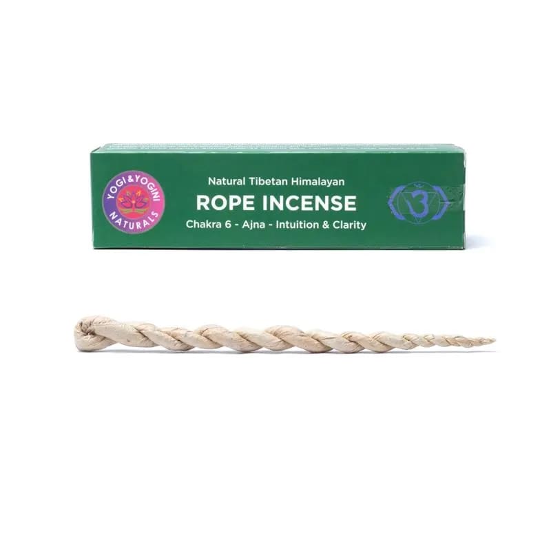 Encens Cordelette 6ème chakra Intuition et clareté -- ±15cm; ±43g