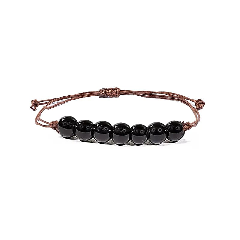 Bracelet tourmaline ajustable -- 0.6 cm