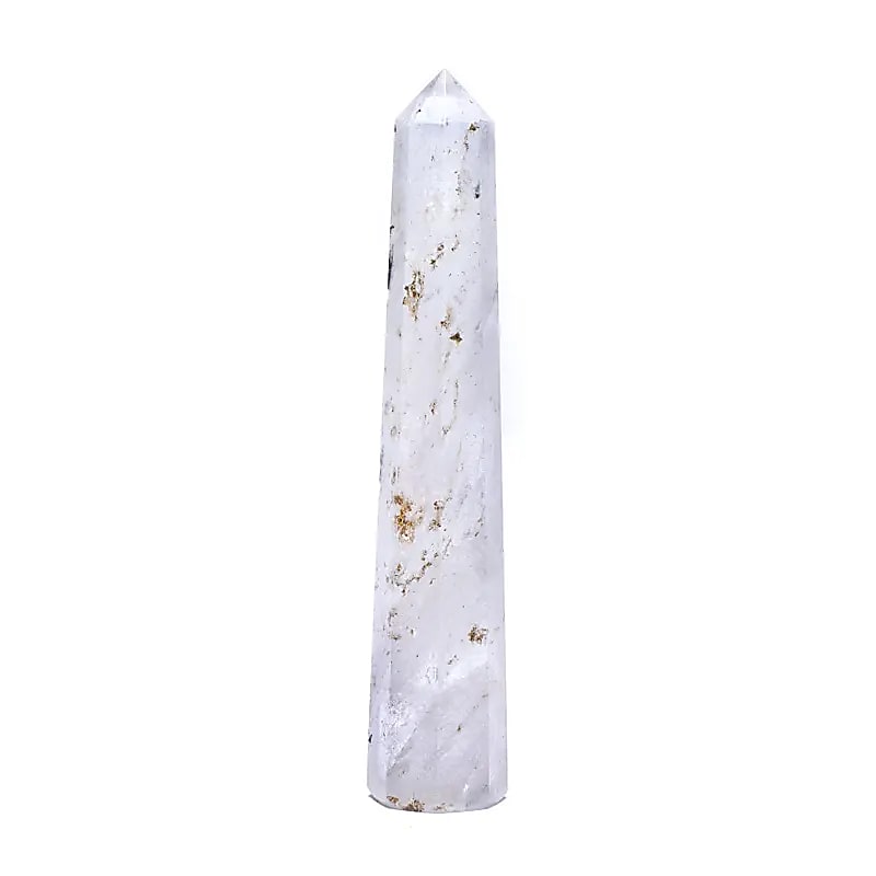 Obélisque de cristal de roche -- 7.5 - 10 cm