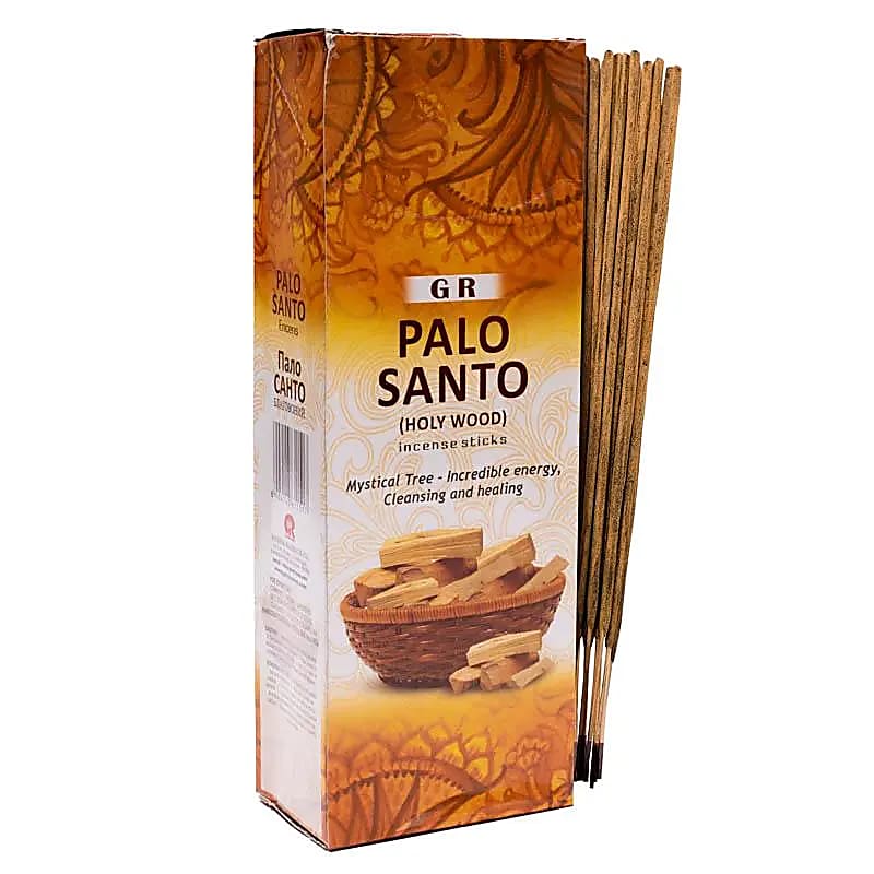 Encens Palo Santo en boite hexagonale -- 20 g