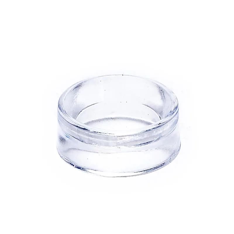 Support transparent pour sphères de pierres précieuses --1.5x0.6cm