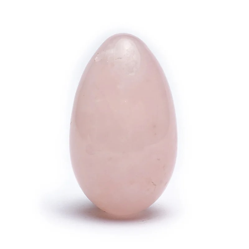Oeuf Yoni Quartz rose -- 2.5x4cm