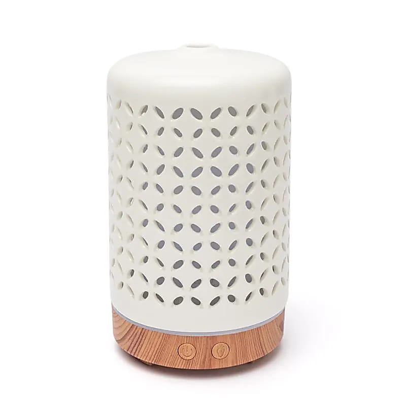 Diffuseur d'arôme Fleur de Vie céramique USB -- 100 ml