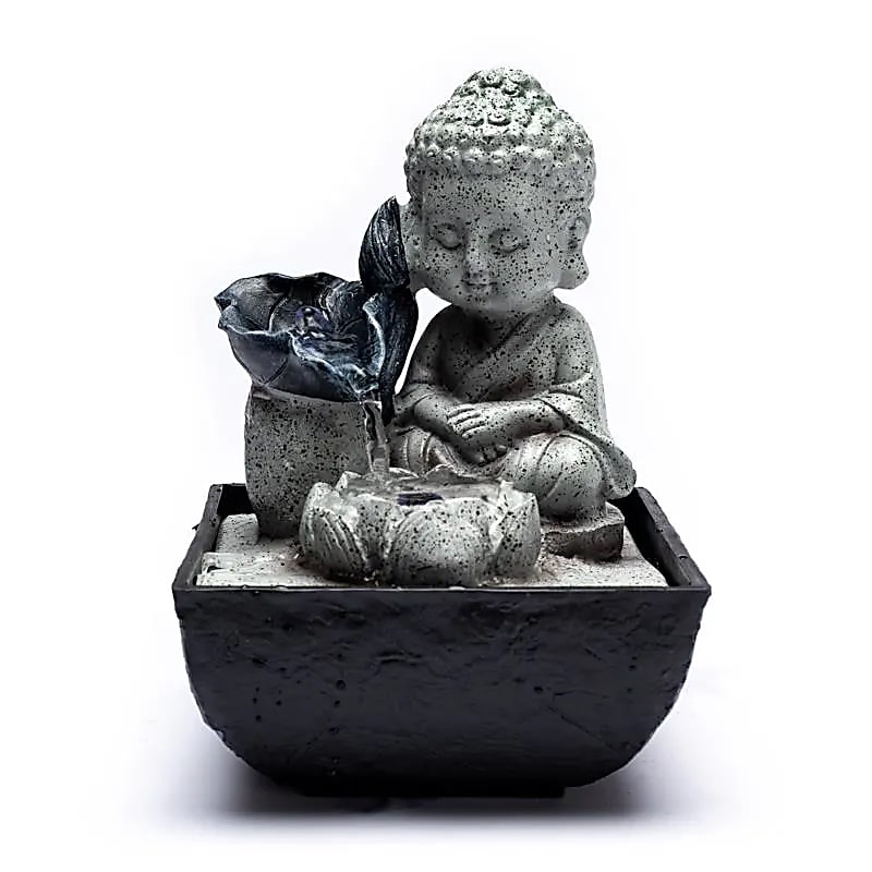 Fontaine à eau Petite bouddha -- 14x14x21.5cm
