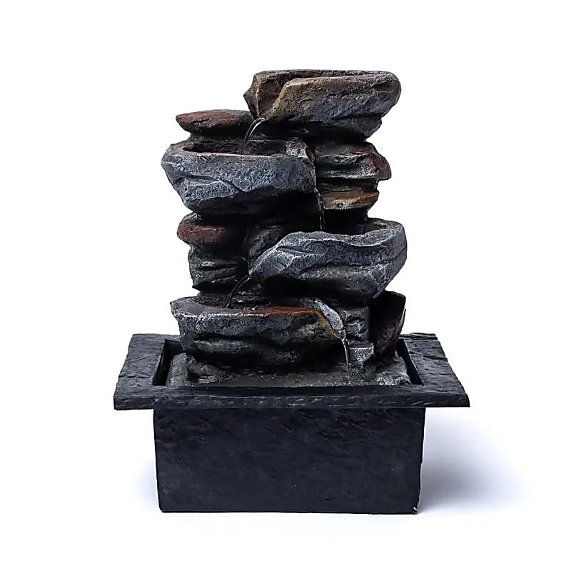 Fontaine à eau de roche L -- 21,5x18,8x29cm