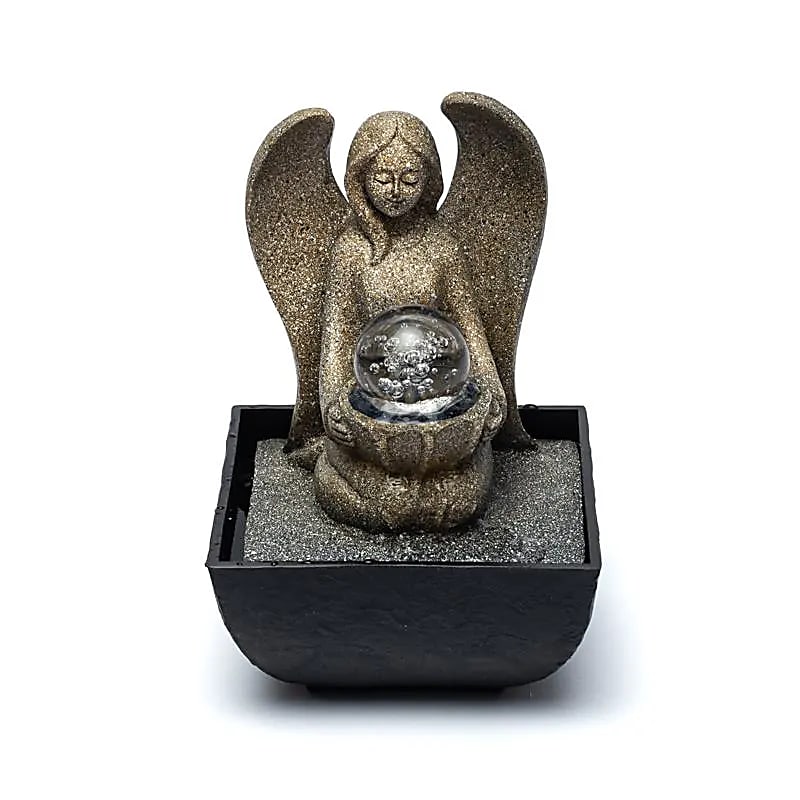 Fontaine d'eau ange M -- 13,3x13,3x20 cm