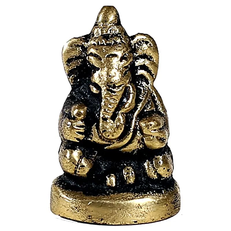 Ganesh - laiton - en miniature -- 24 g; 3 cm