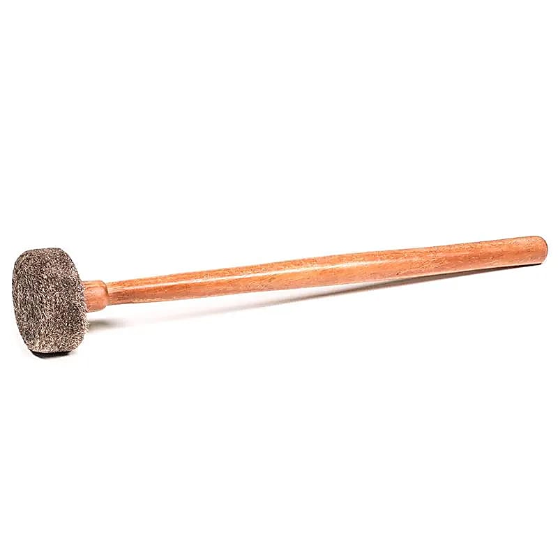 Maillet feutre/bois bol chantant L -- 70 g; 5.5x3.3x32 cm