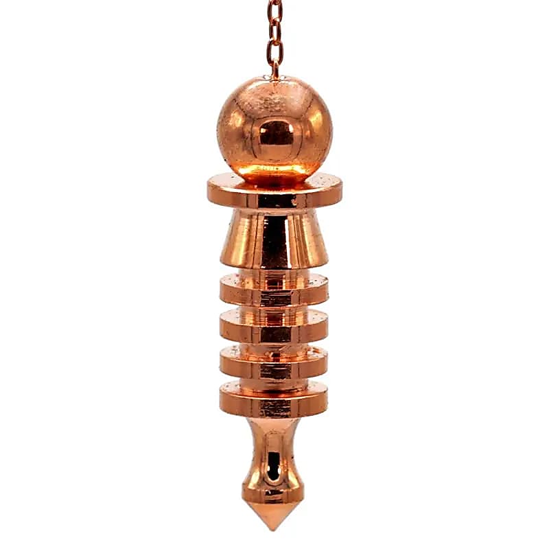 Pendule en cuivre plaqué -- 24 g; 5 cm