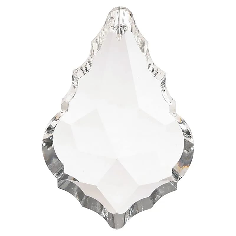 Cristal arc en ciel - Feuille - qualité AAA -- 4.3x6.3 cm