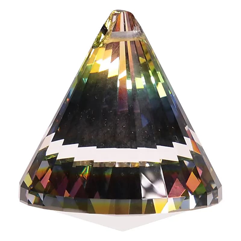 Cristal arc en ciel Cone multicolore AAA -- 4.2x5.3cm