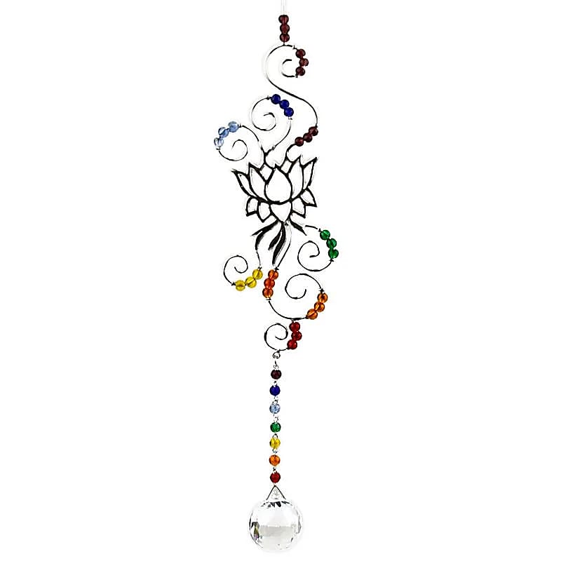 Pendentif Lotus Feng Shui -- 20 cm