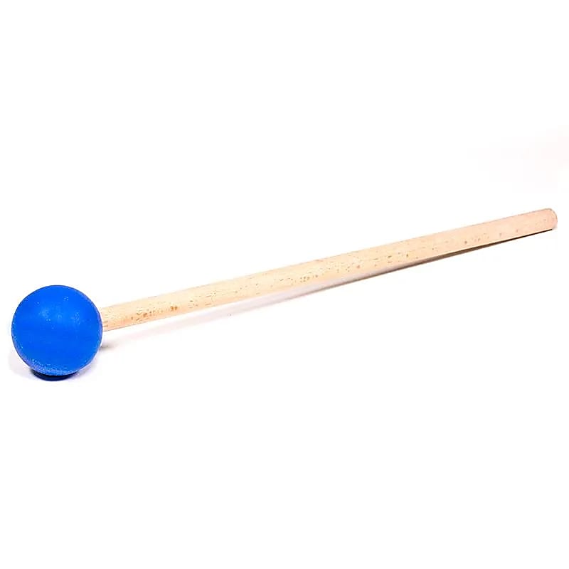 Maillet pour bols chantants bleu -- 35 cm