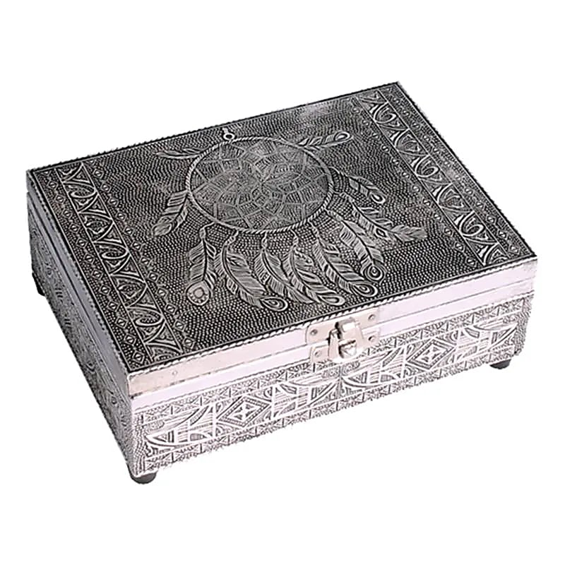 Boite de Tarots attrape rêves -- 18x13x6 cm