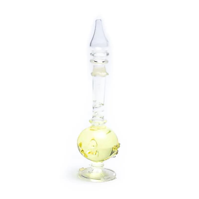 Huile de parfum bouteille soufflée  jasmin -- 5 ml
