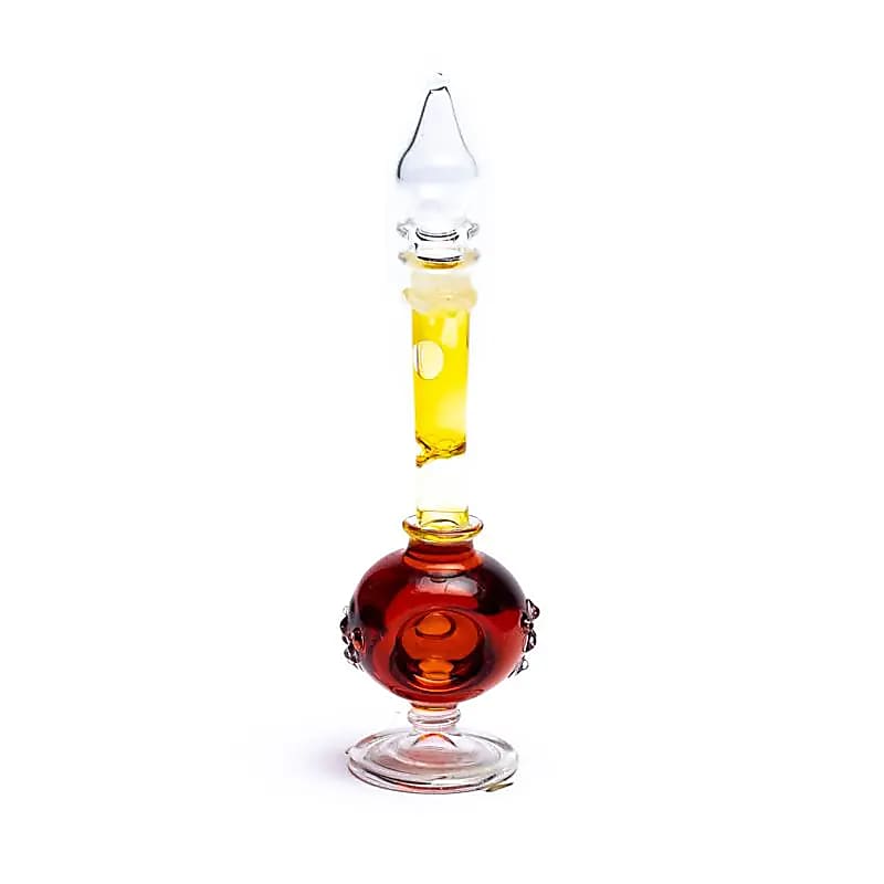 Huile de parfum bouteille soufflée bouche Patchouli -- 5 ml