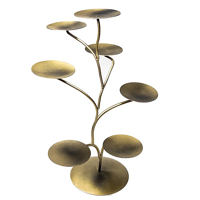 Chakras Lotus Présentoir métallique -- 57x35 cm