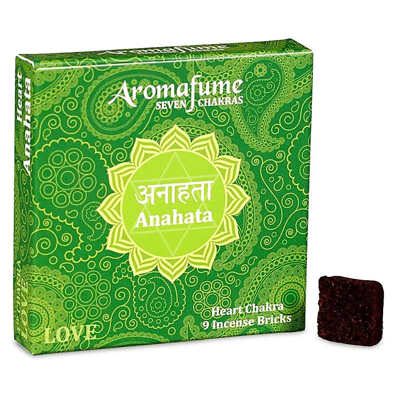 Aromafume briques d'encens Chakra 4°chakra -- 40 g