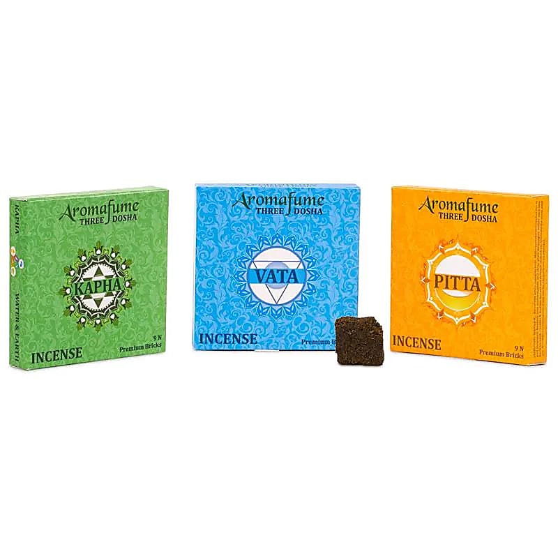 Briques d'encens Aromafume confection 3 dosha -- 40 g