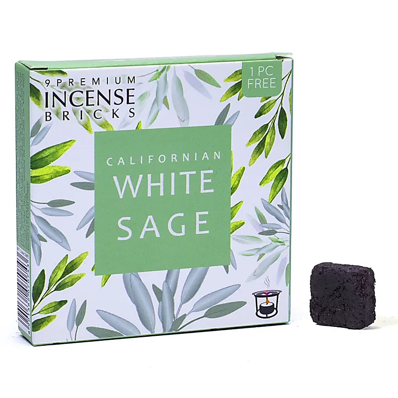 Briques d'encens Aromafume Sauge Blanche -- 40gr