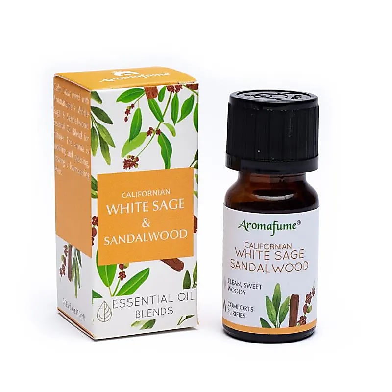 Mélange huiles essentielles Sauge blanche/Bois Santal -- 10ml