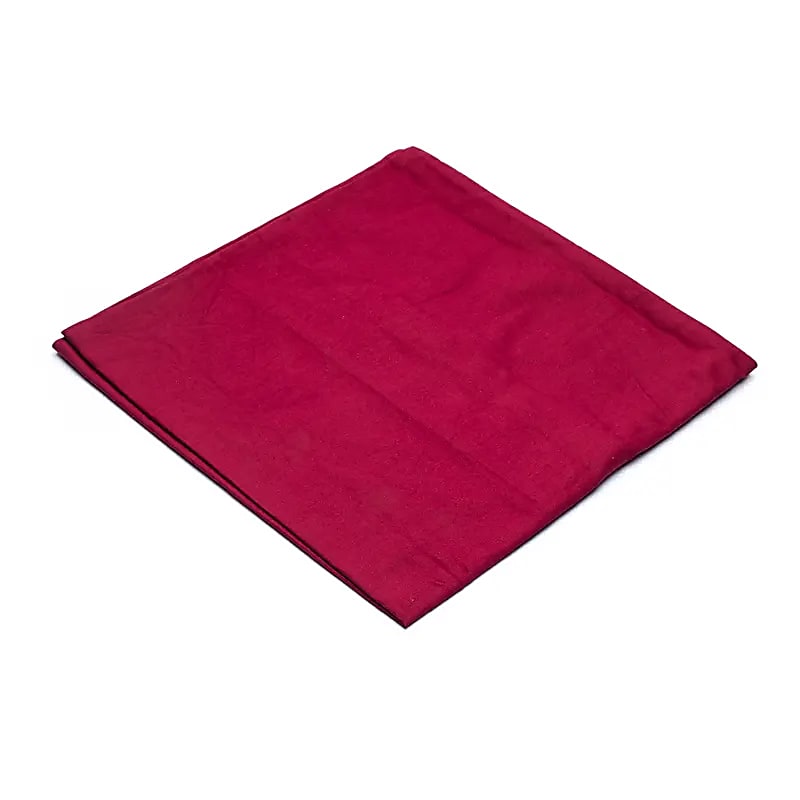 Housse de tapis de méditation en coton bio Bordeaux (GOTS) -- 65x65x5cm; 239g