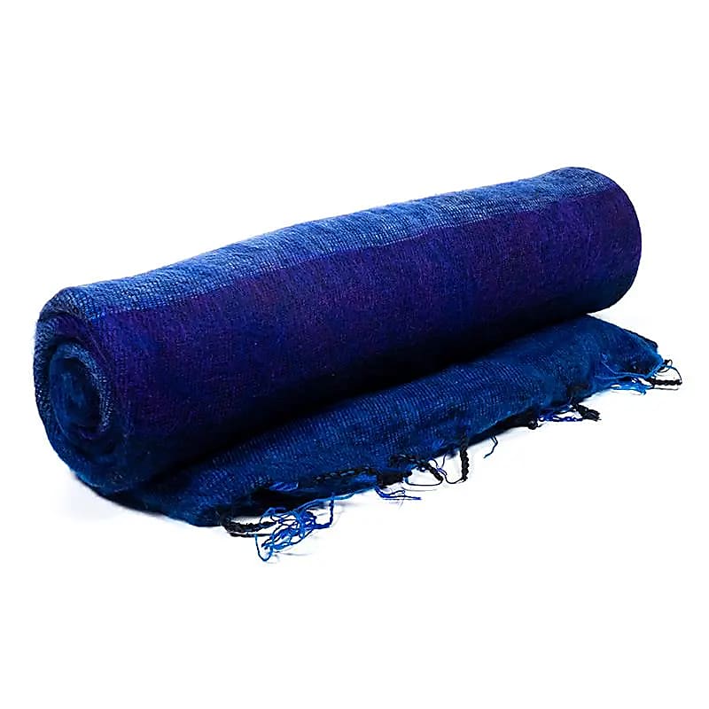 Couverture Méditation bleue et violette -- 115x245 cm