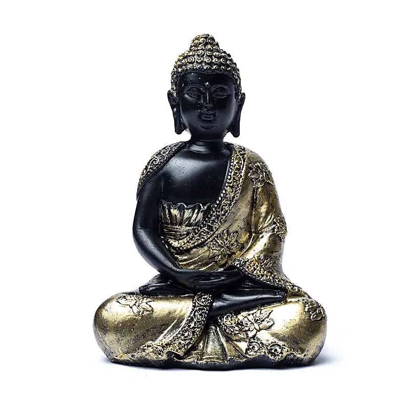 Bouddha en méditation style ancien -- 272 g; 10.5x7x15 cm