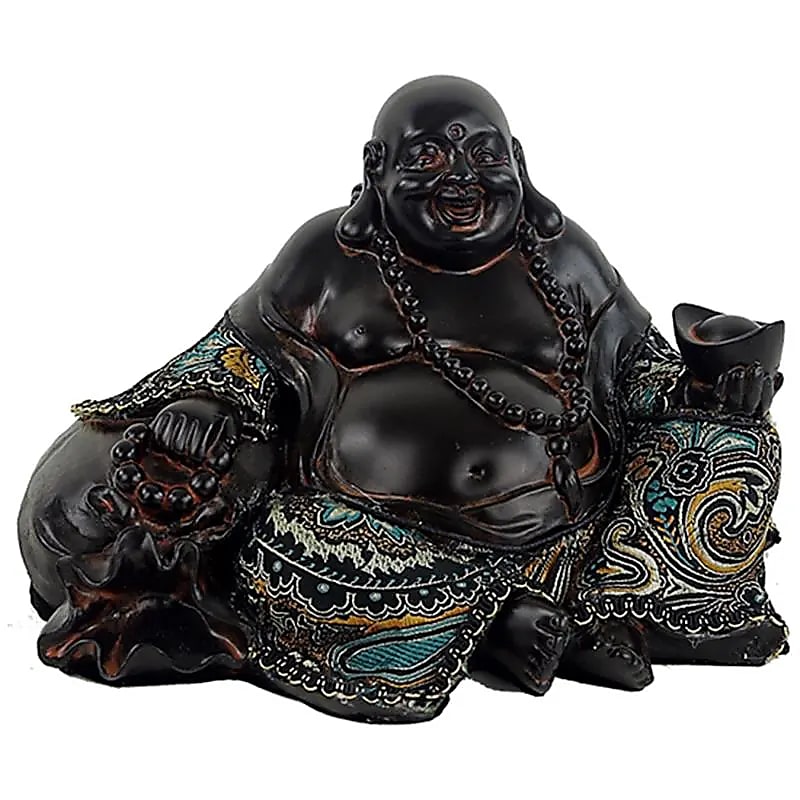 Bouddha bonheur et prospérité Chine -- 512 g; 20x12x13 cm