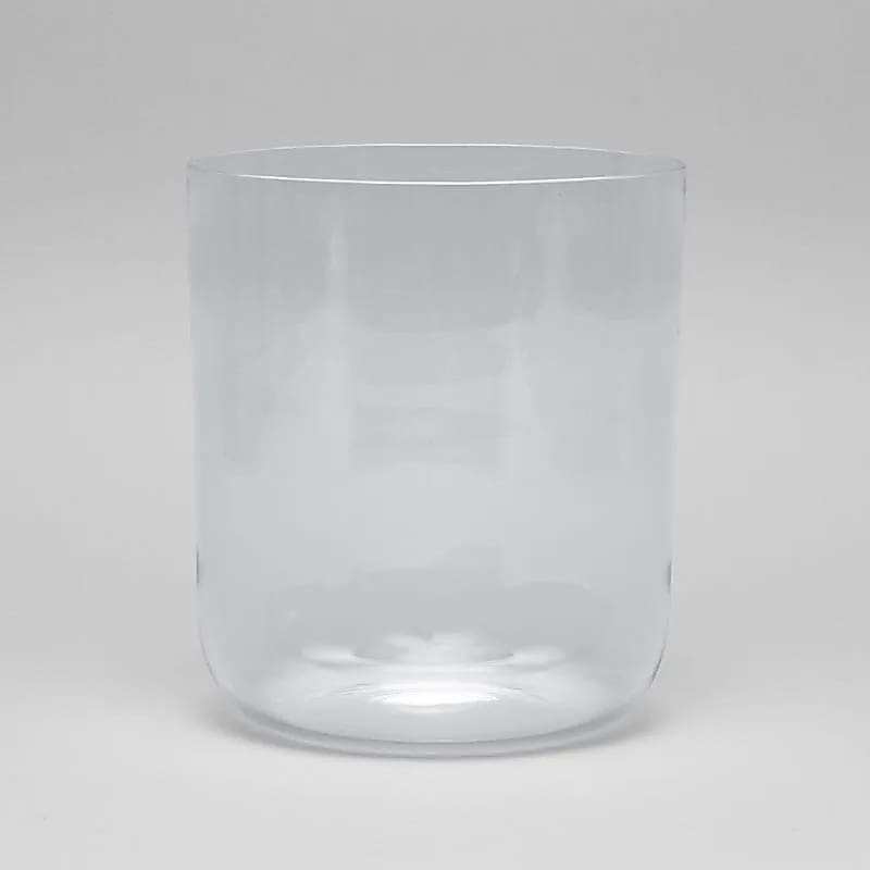 Bol chantant cristal clair note FA - 432 hz + sac -- 18cm