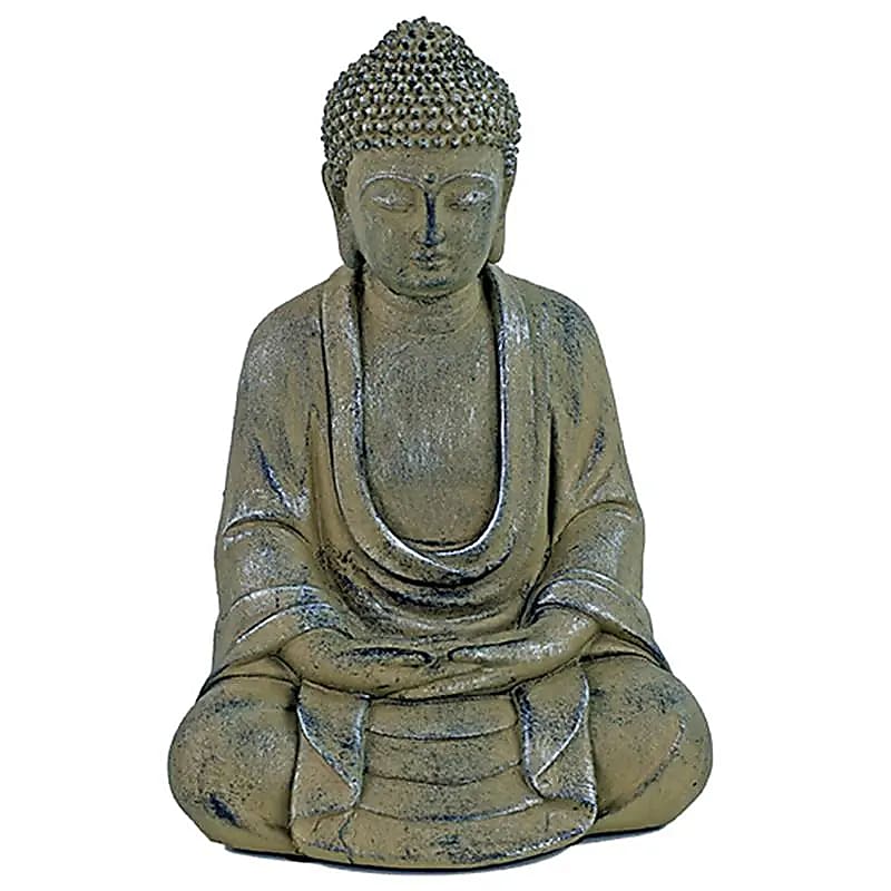 Statue de Bouddha Amithaba Japon -- 712 g; 16x13x24 cm