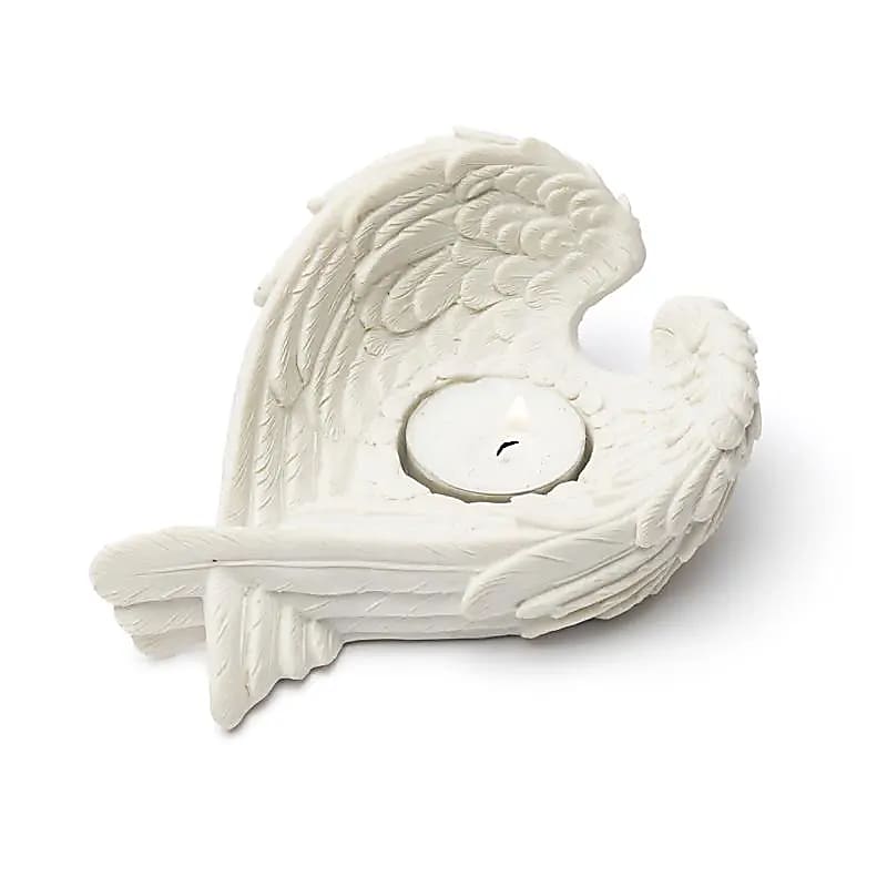Bougeoir Ailes d’ange -- ±15 cm; ±230 g