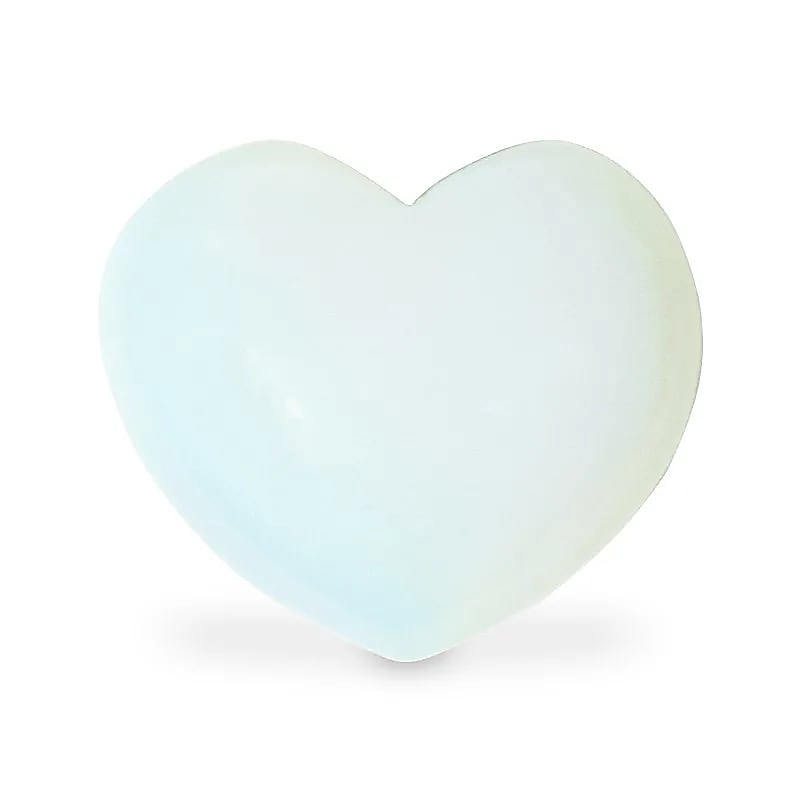 Pierres de souci coeurs opale -- 2.5x2.5 cm