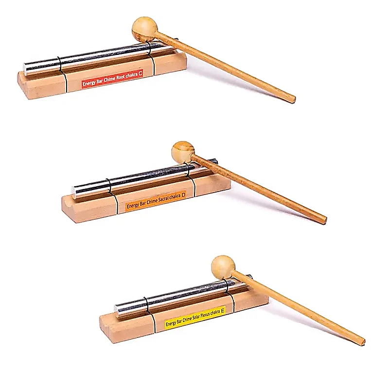 Barres musicales carillons thérapeutiques pour 7 Chakra-- 12.9-17.5 cm