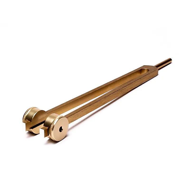 Diapason des nerfs 50 Hz couleur or -- 14cm