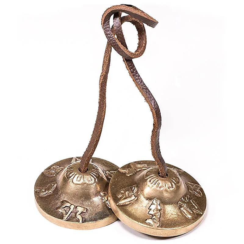 Cymbales Om Mani Padme Hum -- ±212g; 6 cm