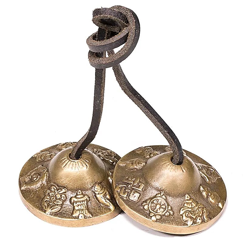 Cymbales 8 signes auspicieux -- 310 g; 7.5 cm