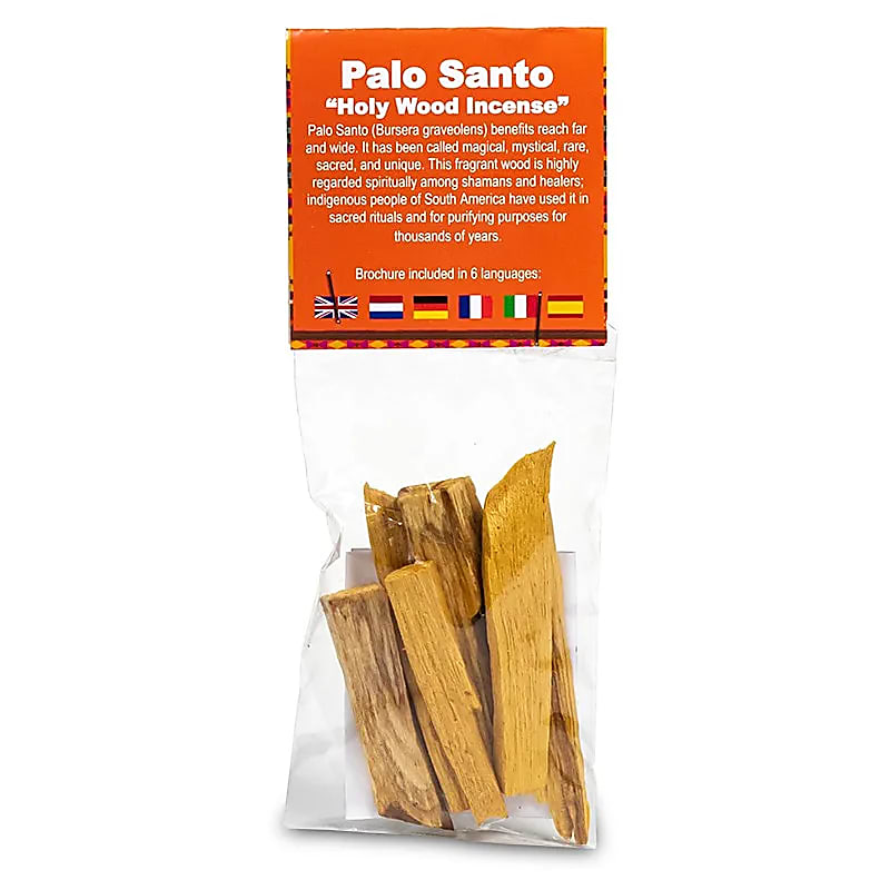 Bois sacré Palo Santo taille S -- 20gr; 6-8 cm