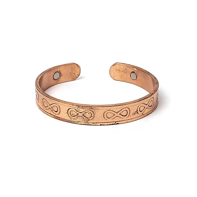 Bracelet cuivre infini magnétique -- ±8 mm