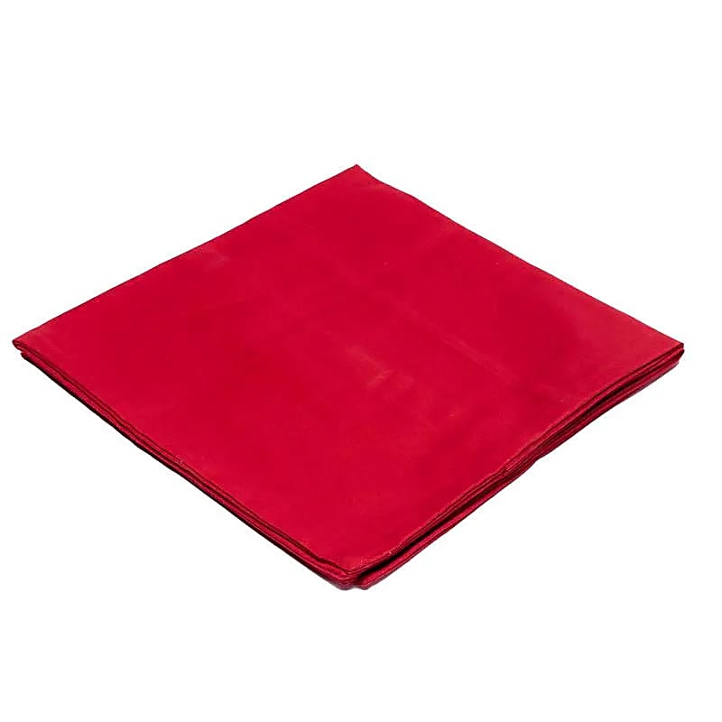 Housse de tapis de méditation 1er Chakra en coton bio (GOTS) rouge -- 65x65x5cm; 239g
