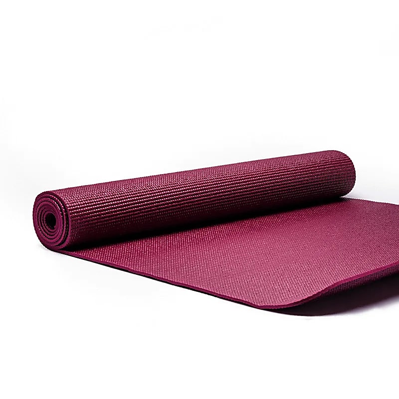 Tapis Yoga PVC Yogi & Yogini Aubergine -- 1200g; 61x183x0.5cm