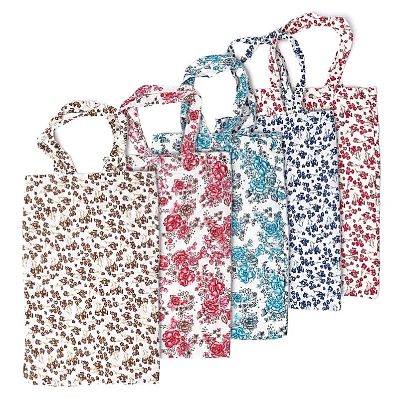 Shopping bag Vintage en viscose -- 42x27 cm